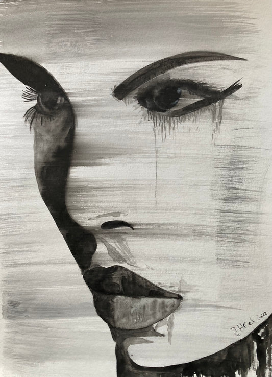 Verführerische Blicke (Aquarell)