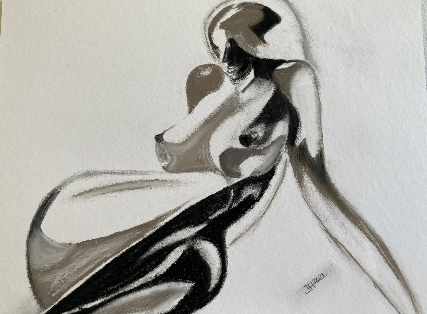 Akt in Pastellkreide „Venus“