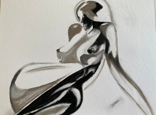 Akt in Pastellkreide „Venus“