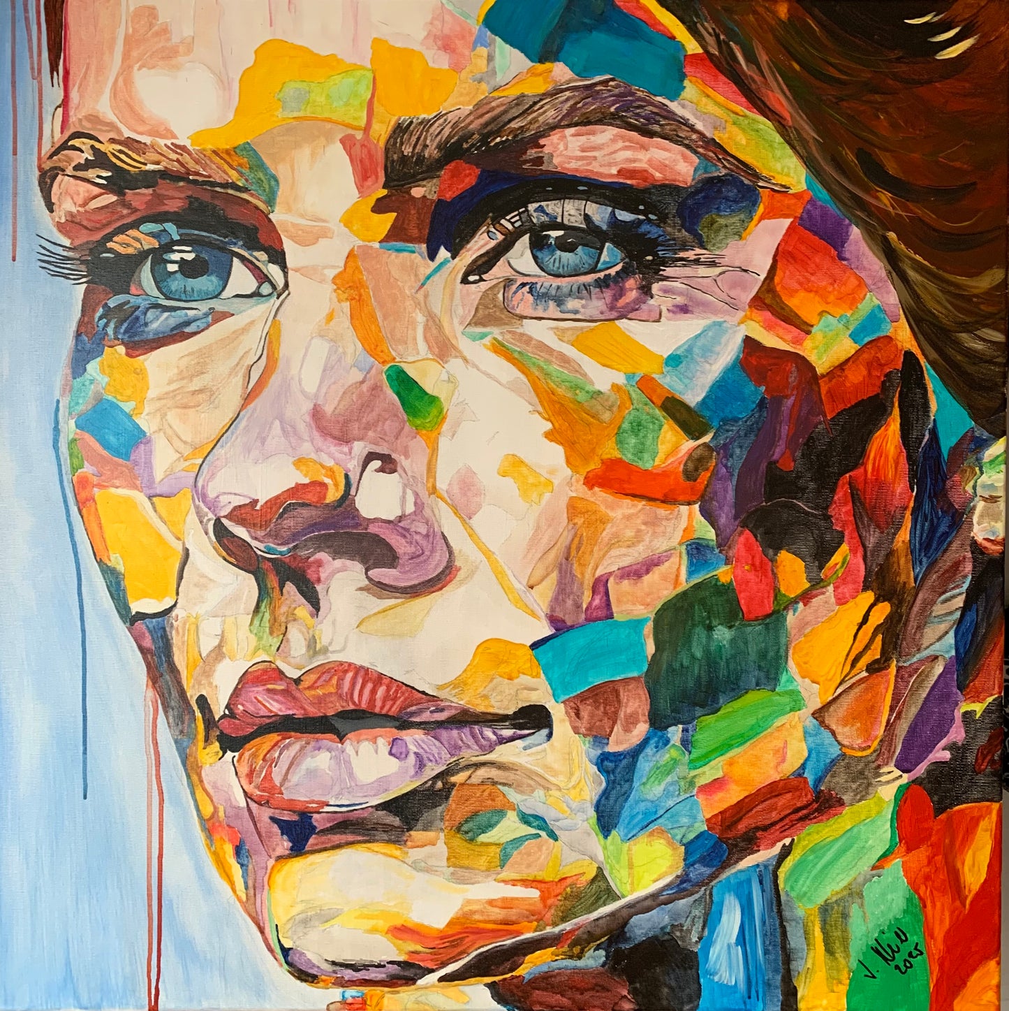 Acrylbild „Love colours“